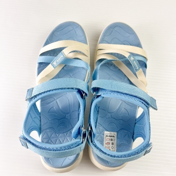 Kamik sandals womens 9 Skyros Blue Hook Loop Strap Lightweight Waterproof - Picture 7 of 10